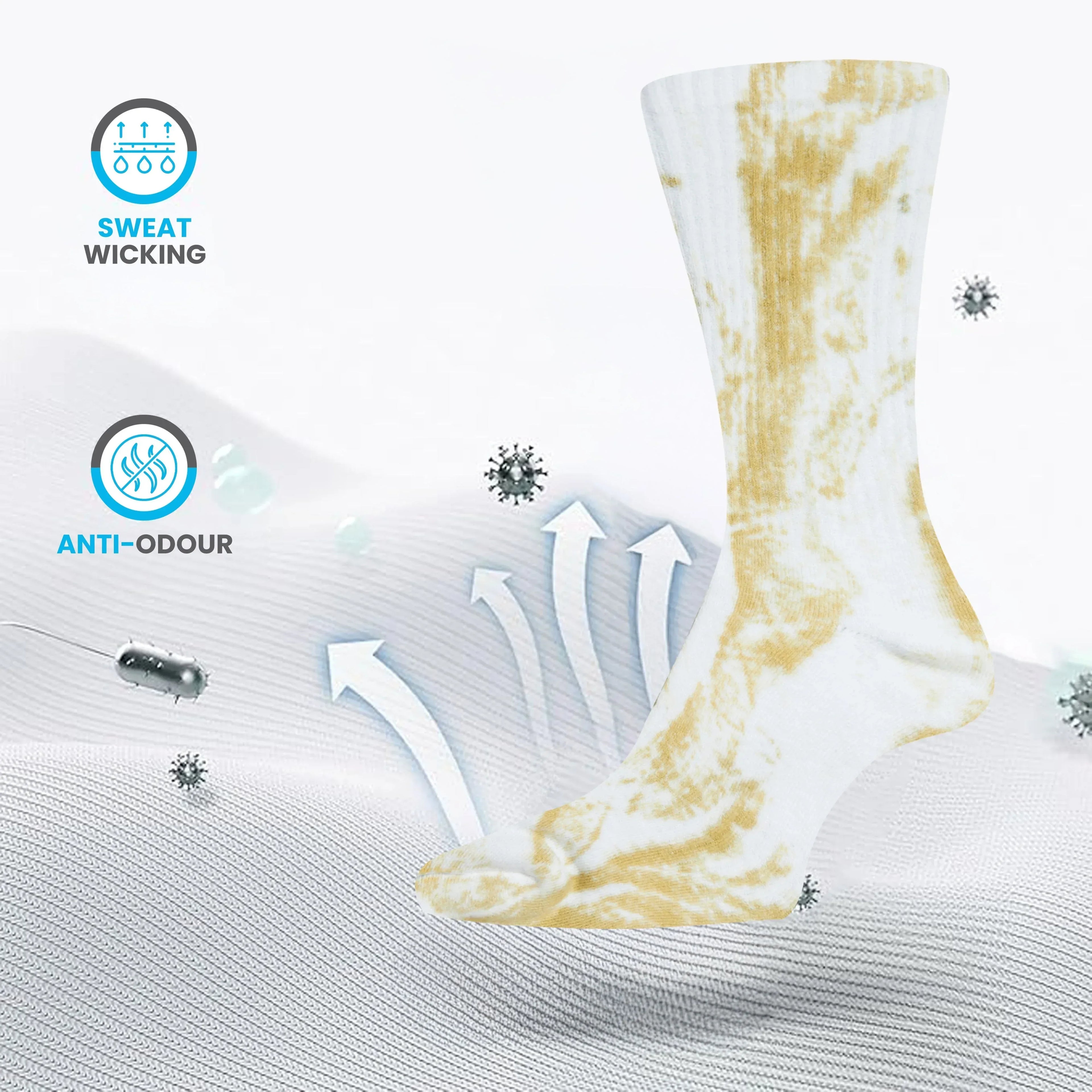 5-pack-tie-dye-sport-socks-cotton-durable-blend-for-casual-everyday-designer-wear-unisex-by-sock-stack-socks-1177103782 - Bobobiy
