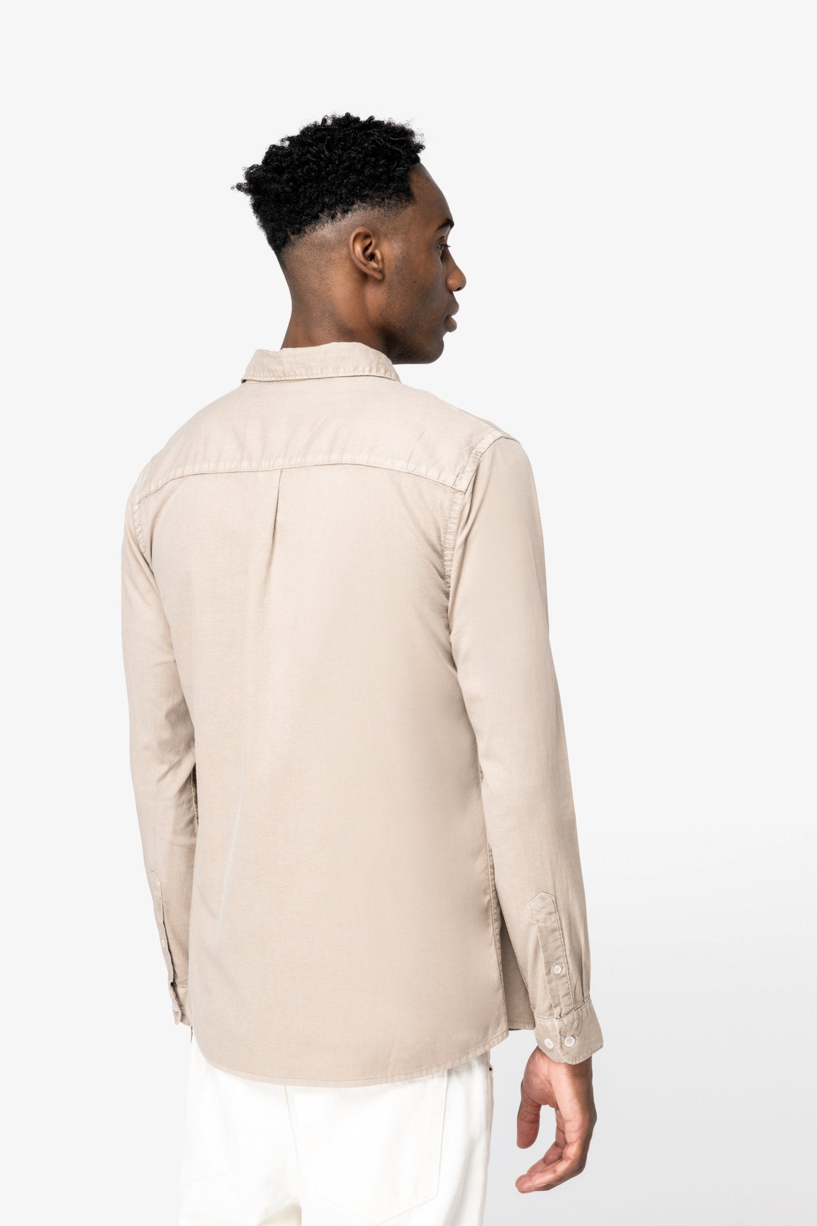 Organic Washed Long Sleeve Shirt