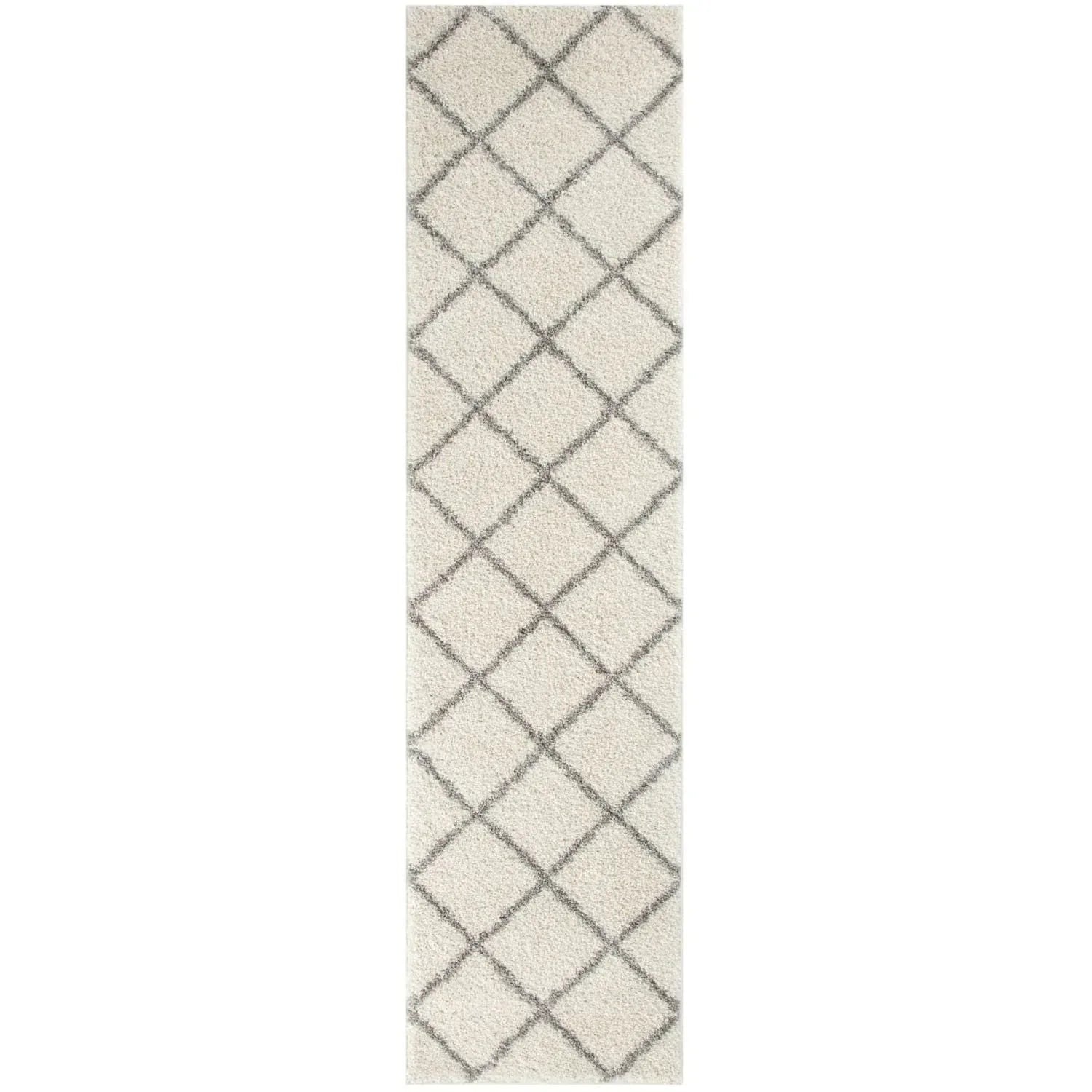 500_Moroccan_Ivory_Shaggy_Rug-4 - Bobobiy