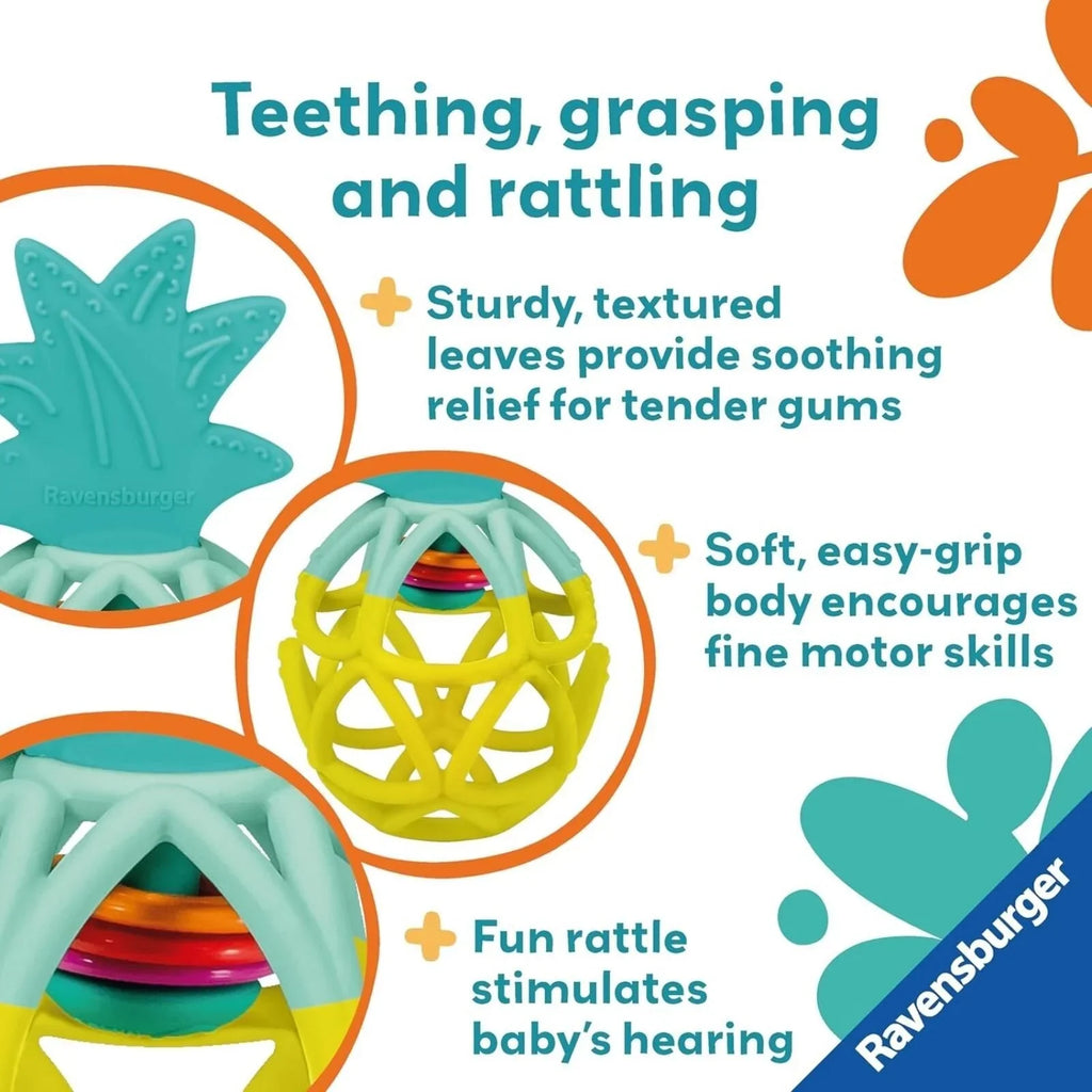 Play+ Rattle & Teether Pineapple