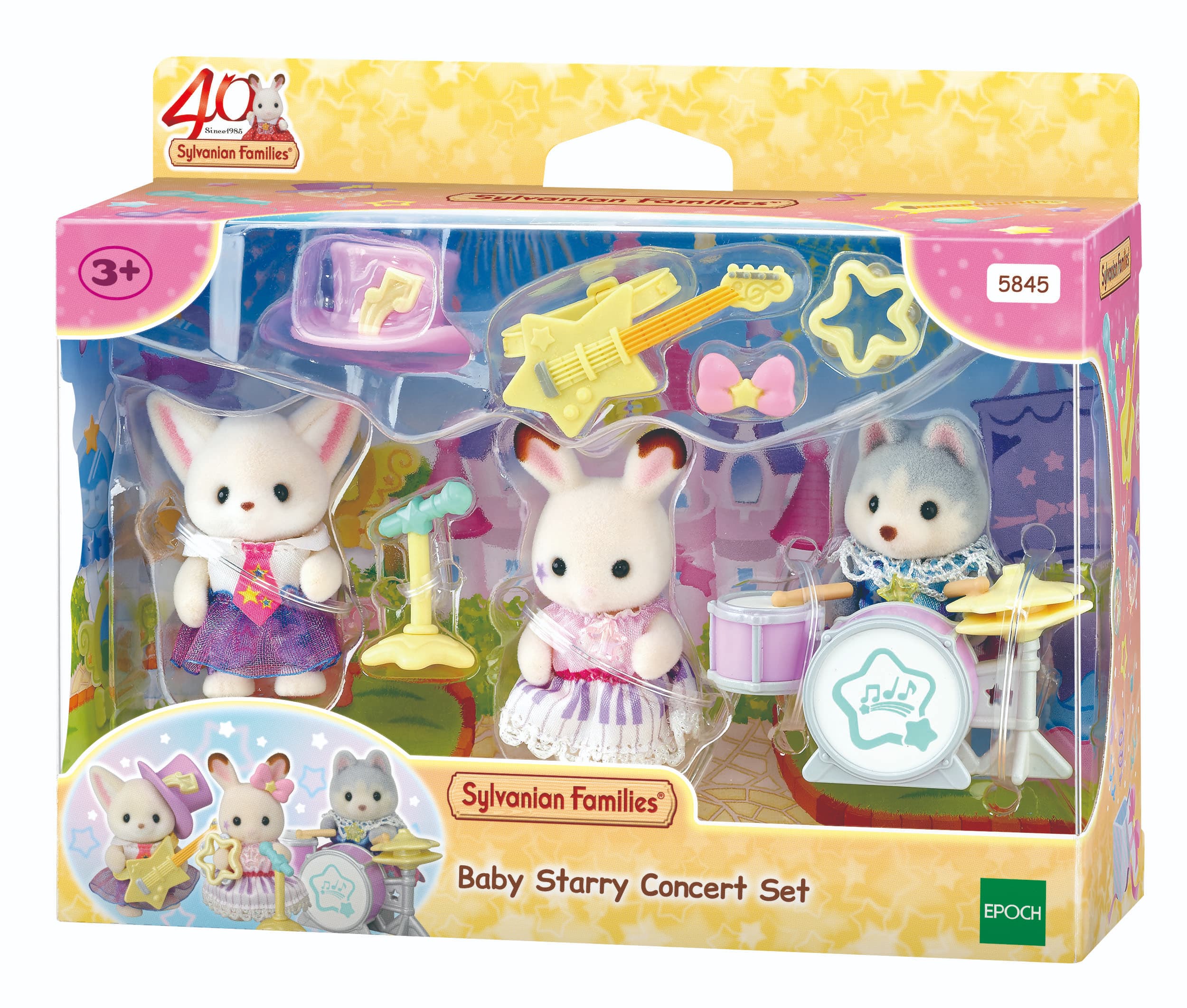 Sylvanian Families Baby Starry Concert Playset for Children Age 3 & Up