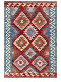 Maimana Afghanistan Kilim Rug - 179 x124 cm - Handmade