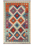 Maimana Afghanistan Kilim Rug - 184 x118 cm - Handmade