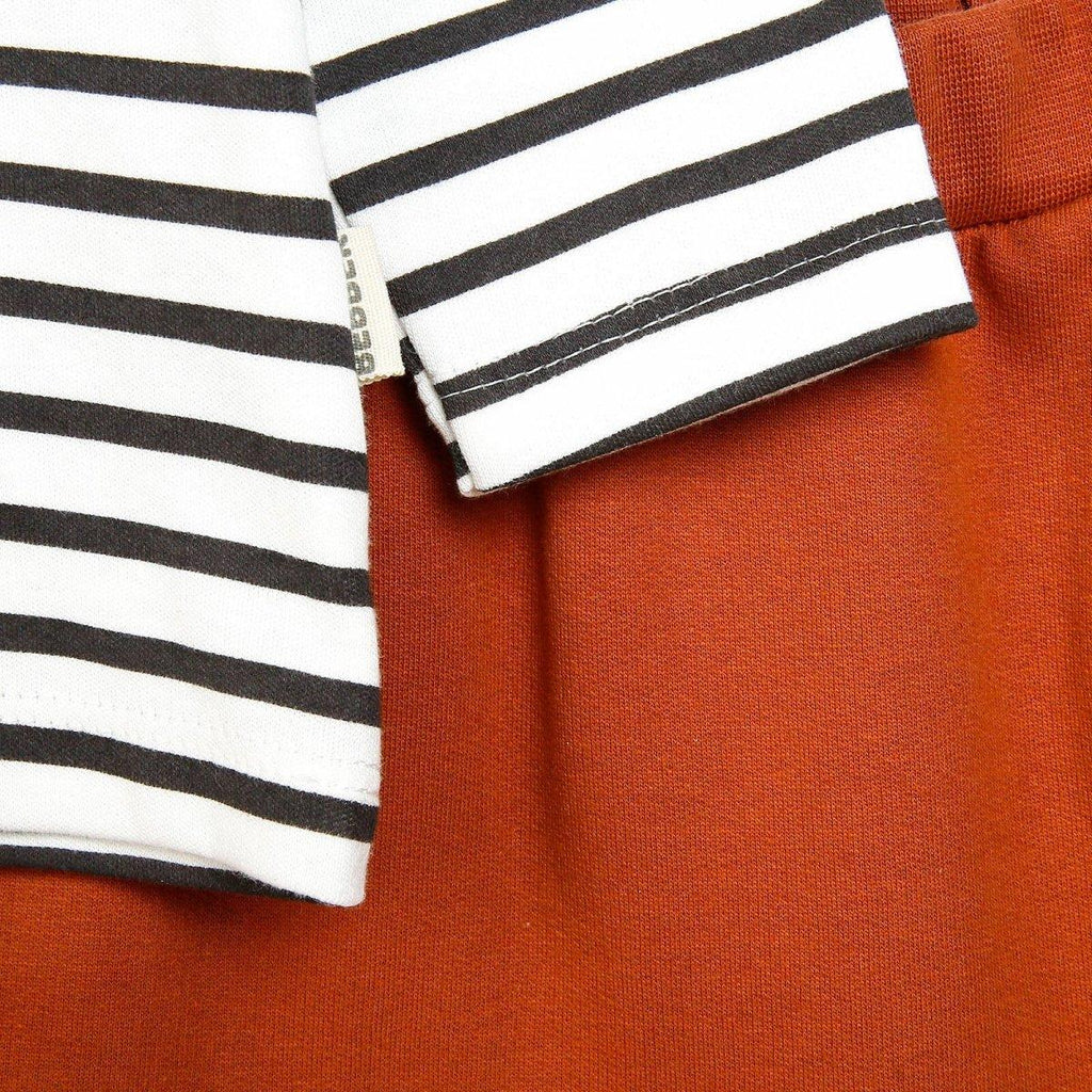 Bebbek Newborn Sweatshirt Footless Bottom - Brown - Bobobiy