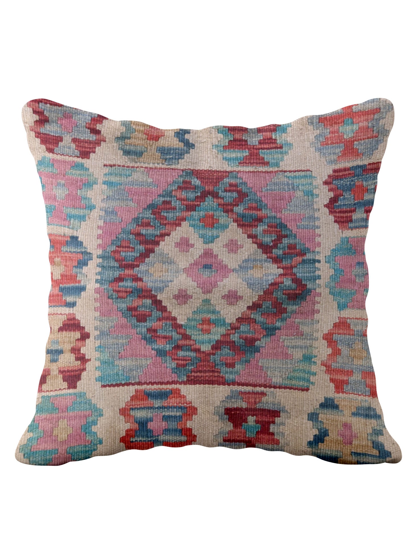Afghan Kilim Cushion Cover - 45 x 45 cm - Handmade