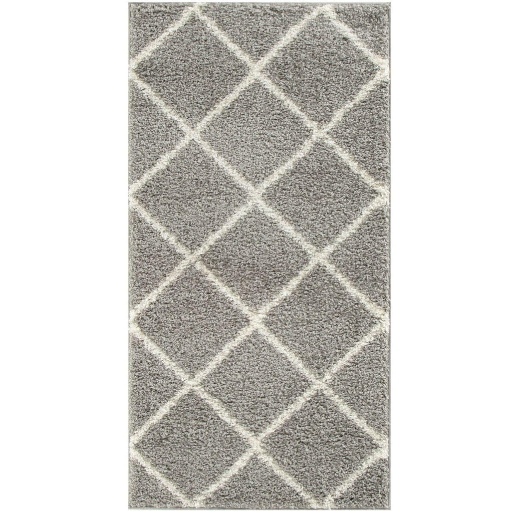 510_Moroccan_Grey_Shaggy_Rug-1 - Bobobiy