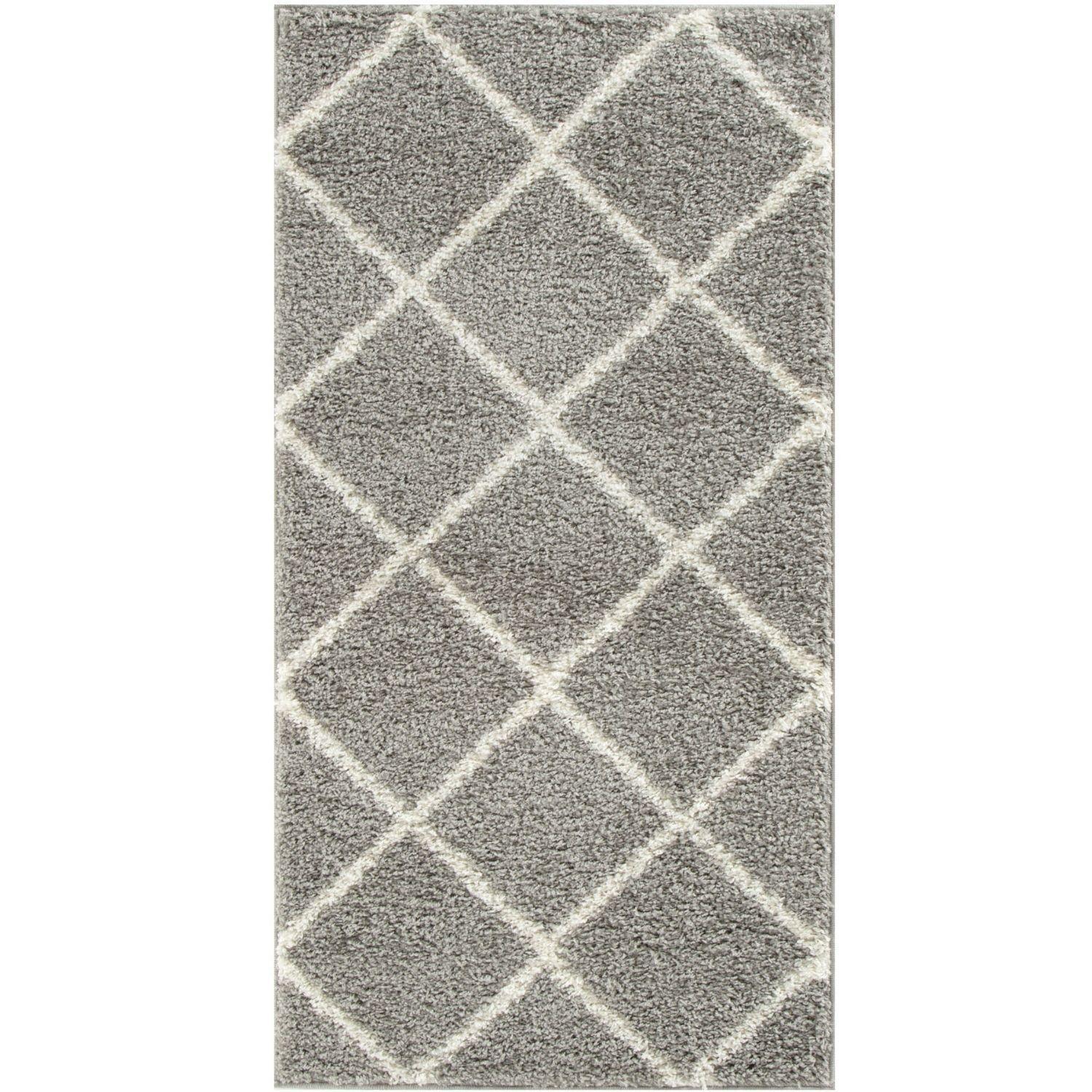 510_Moroccan_Grey_Shaggy_Rug-1 - Bobobiy