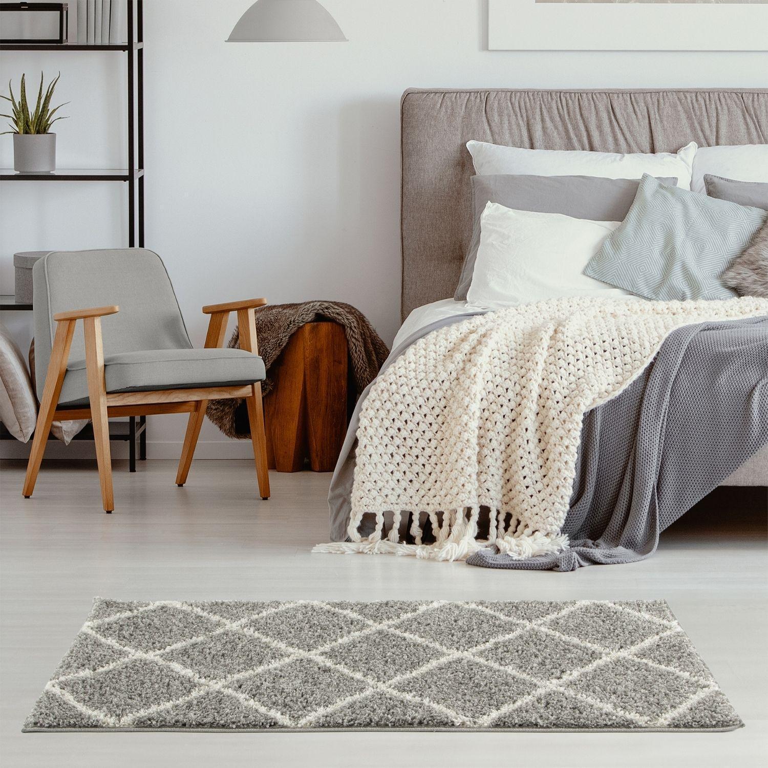 510_Moroccan_Grey_Shaggy_Rug-18 - Bobobiy