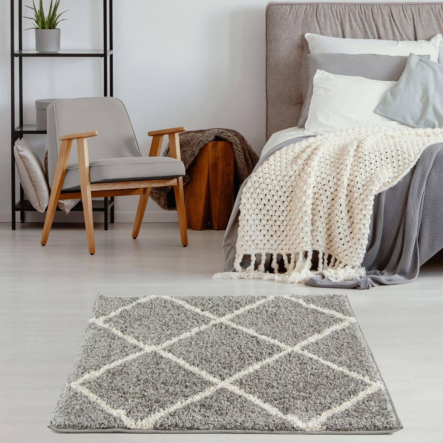 510_Moroccan_Grey_Shaggy_Rug-26 - Bobobiy