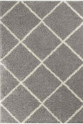 510_Moroccan_Grey_Shaggy_Rug - Bobobiy