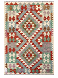 Maimana Afghanistan Kilim Rug - 123 x 84 cm - Handmade