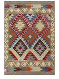 Maimana Afghanistan Kilim Rug - 172 x124 cm - Handmade