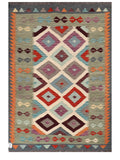 Maimana Afghanistan Kilim Rug - 180 x124 cm - Handmade
