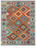 Maimana Afghanistan Kilim Rug - 195 x148 cm - Handmade