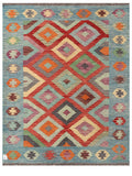 Maimana Afghanistan Kilim Rug - 192 x148 cm - Handmade