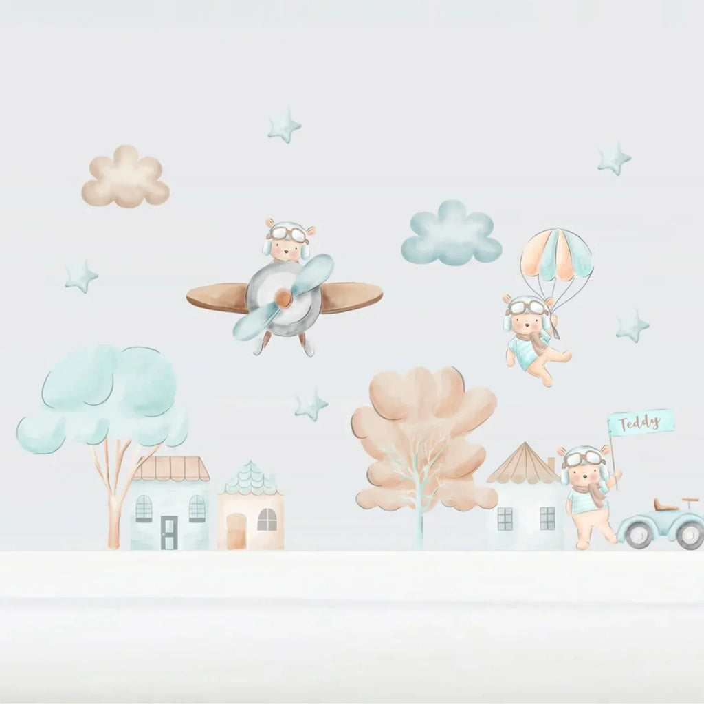 Live Vida Teddy Adventures Large Wall Stickers