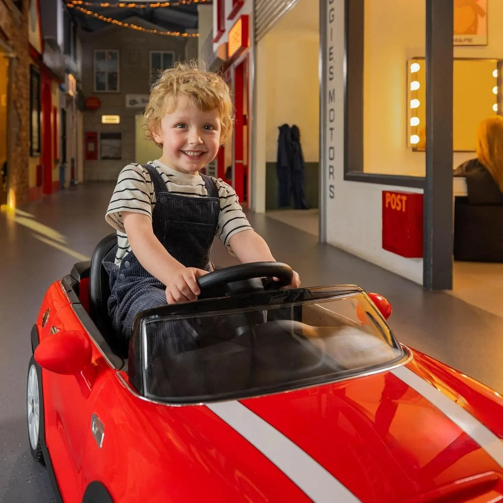 Xootz Mini Cooper Convertible 12V Electric Ride On - Red