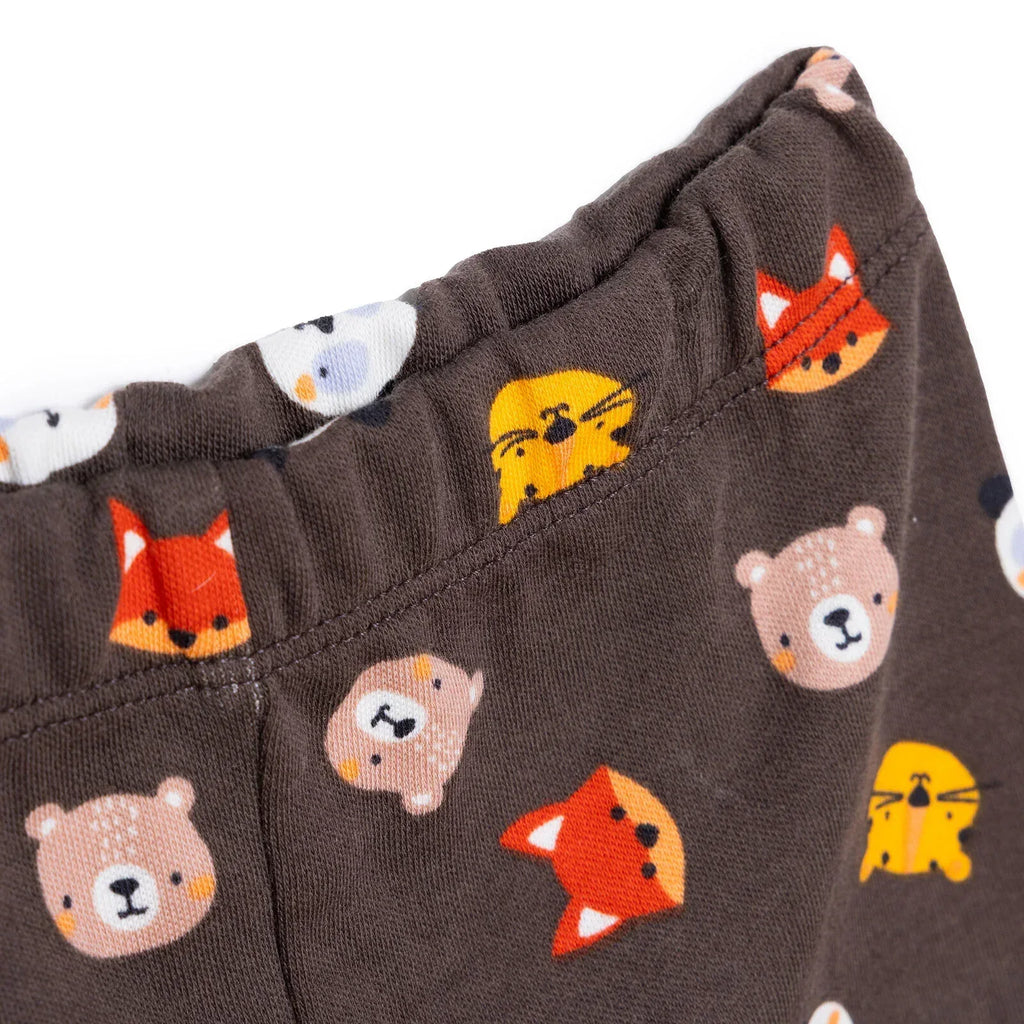 HelloBaby Long Sleeve Pyjamas - Khaki - Bobobiy