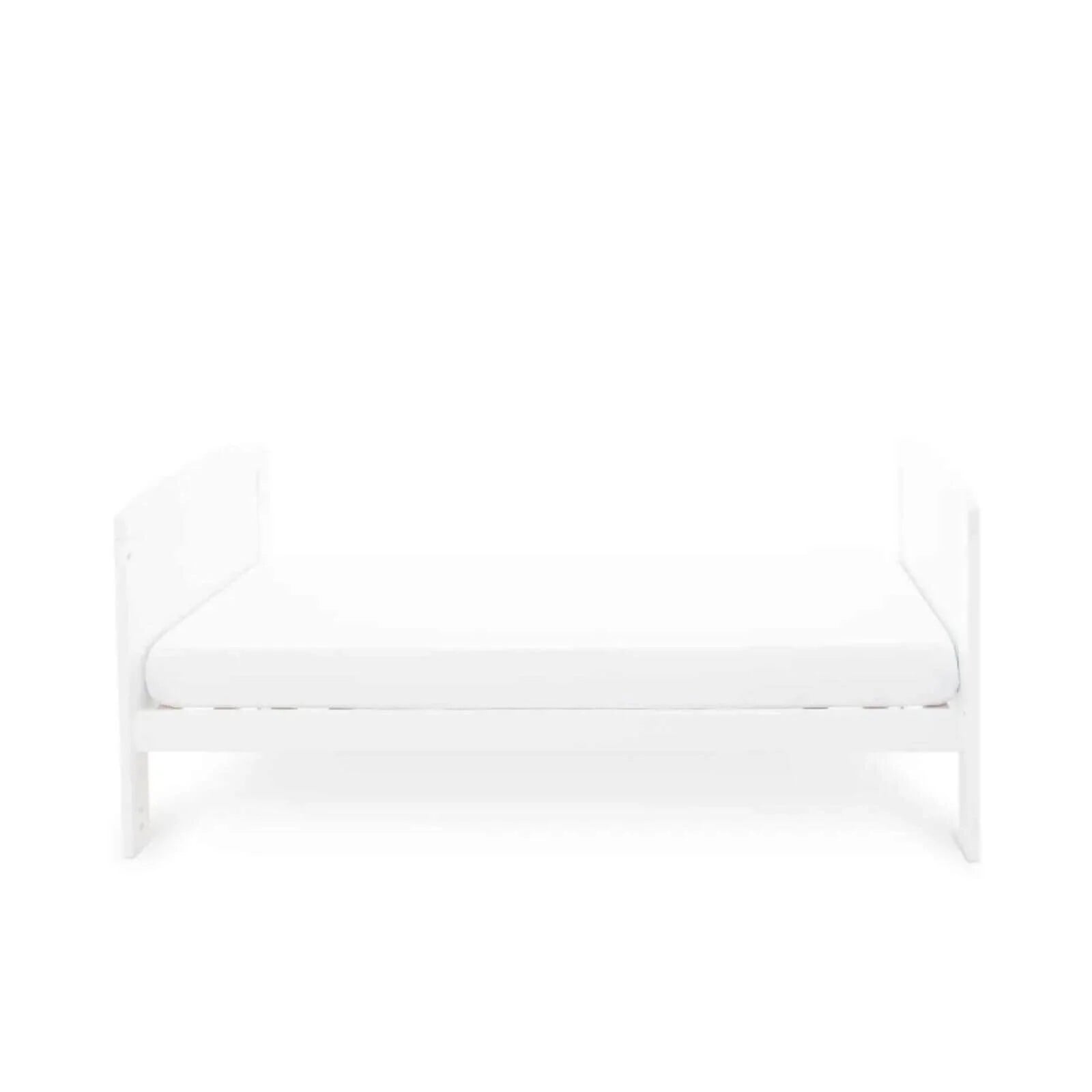 Ickle Bubba Coleby Classic Cot Bed White - Premium Pocket Sprung Mattress