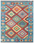 Maimana Afghanistan Kilim Rug - 198 x152 cm - Handmade
