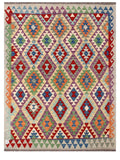 Maimana Afghanistan Kilim Rug - 199 x148 cm - Handmade