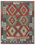 Maimana Afghanistan Kilim Rug - 190 x154 cm - Handmade
