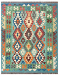 Maimana Afghanistan Kilim Rug - 199 x158 cm - Handmade