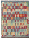 Maimana Afghanistan Kilim Rug - 195 x149 cm - Handmade