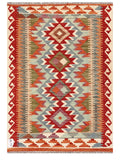 Maimana Afghanistan Kilim Rug - 117 x 82 cm - Handmade