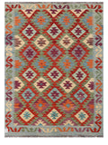 Maimana Afghanistan Kilim Rug - 204 x149 cm - Handmade
