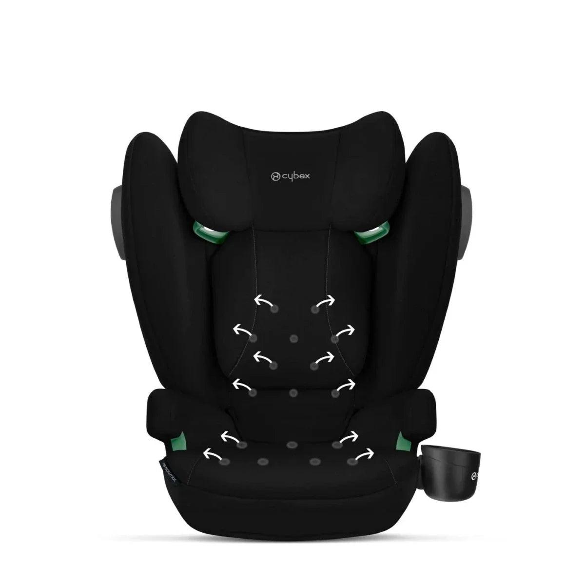 Cybex Solution B4 i-Fix Group 2/3 Car Seat (4 Years to 12 Years) - Volcano Black