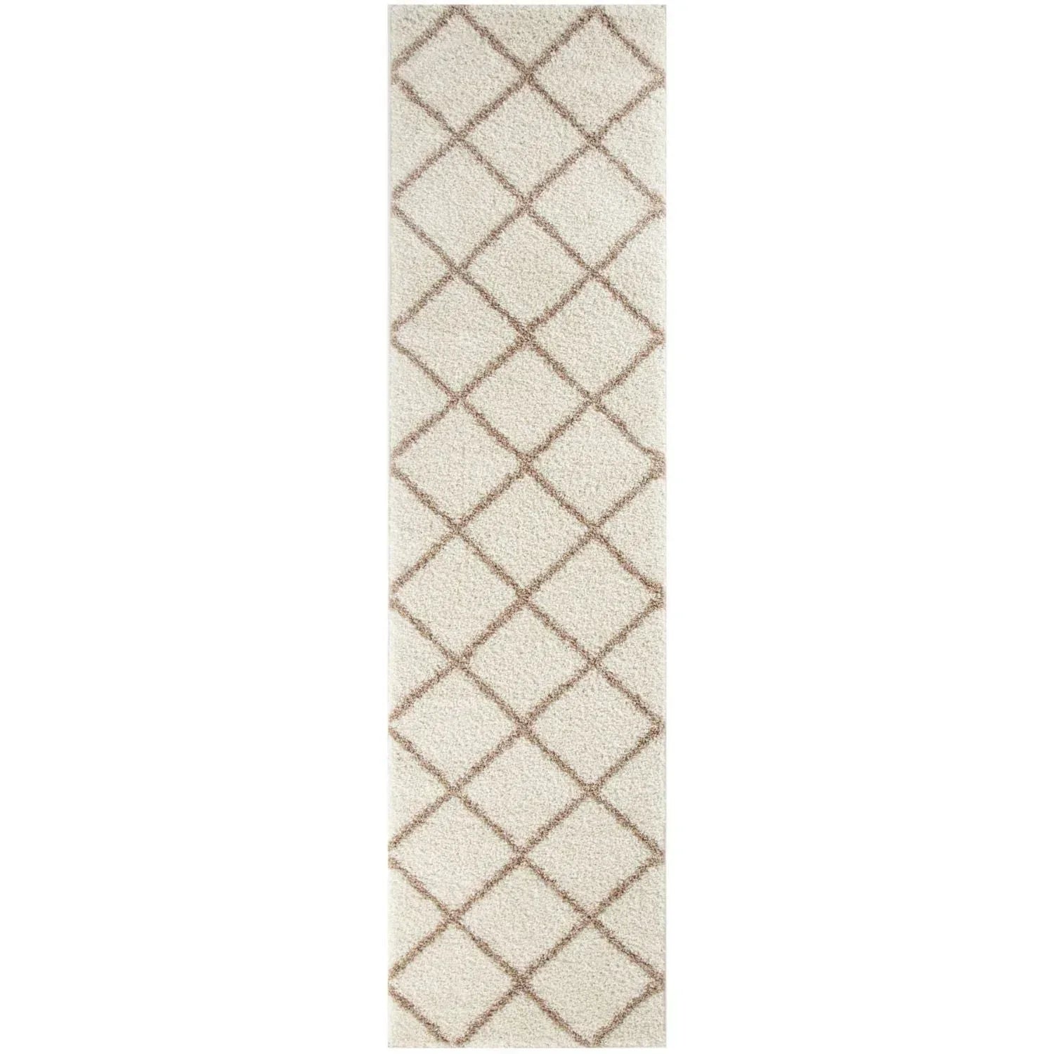 530_Moroccan_Ivory_Shaggy_Rug-4 - Bobobiy