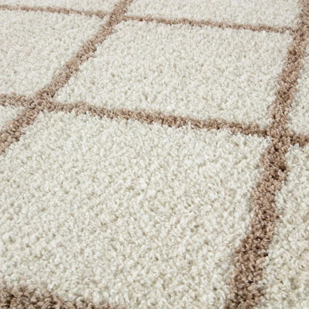 530_Moroccan_Ivory_Shaggy_Rug-5 - Bobobiy