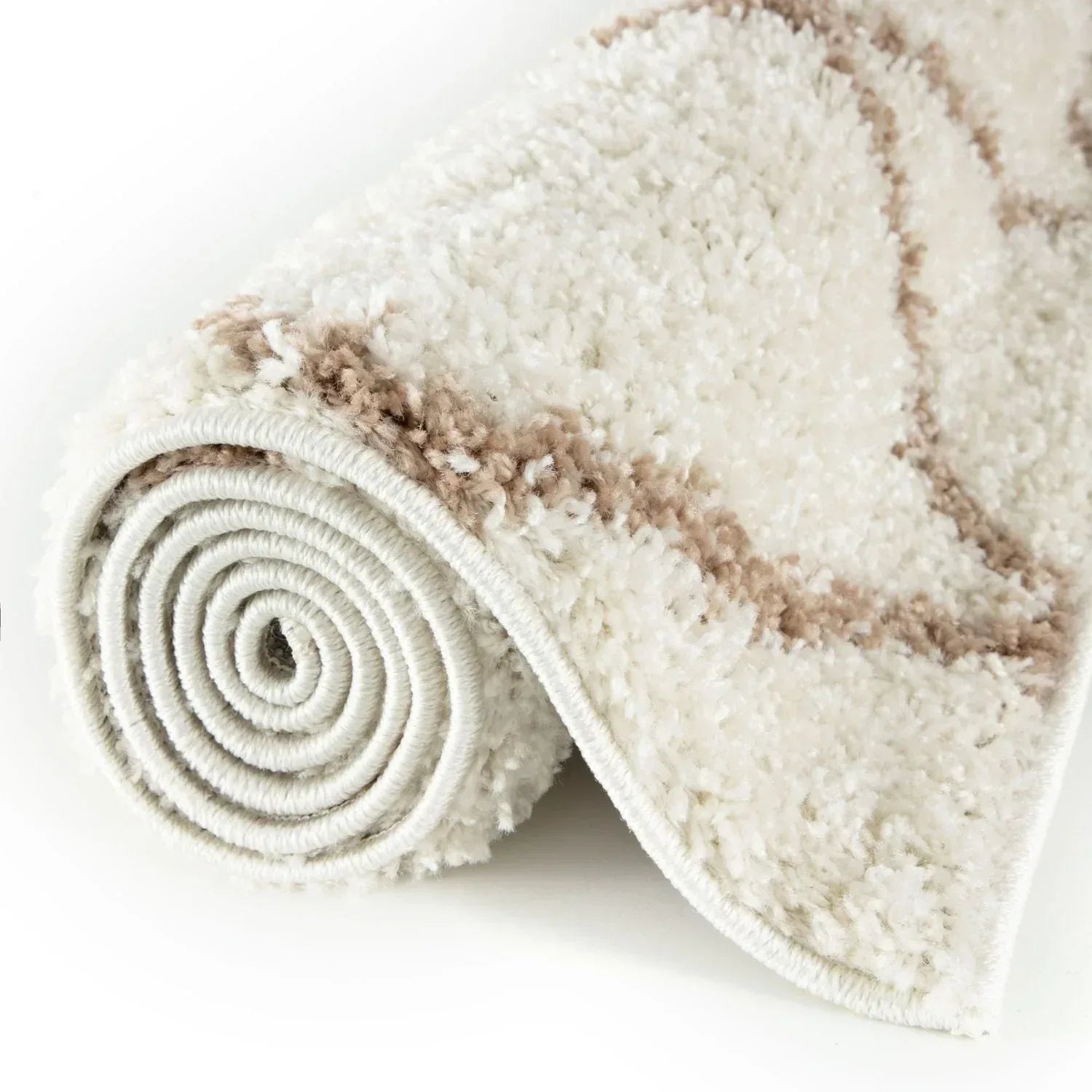 530_Moroccan_Ivory_Shaggy_Rug-7 - Bobobiy