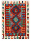 Maimana Afghanistan Kilim Rug - 116 x 83 cm - Handmade