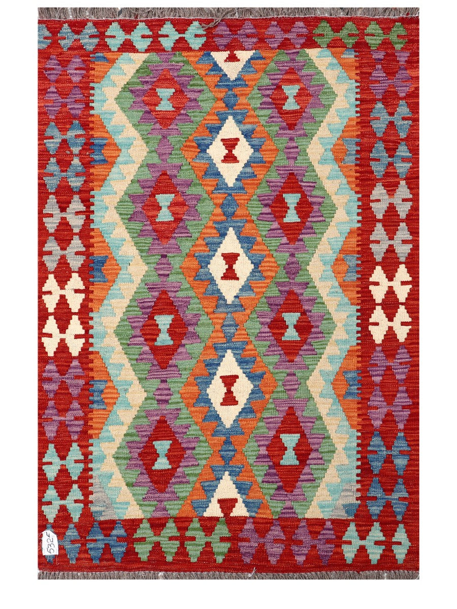 Maimana Afghanistan Kilim Rug - 150 x100 cm - Handmade