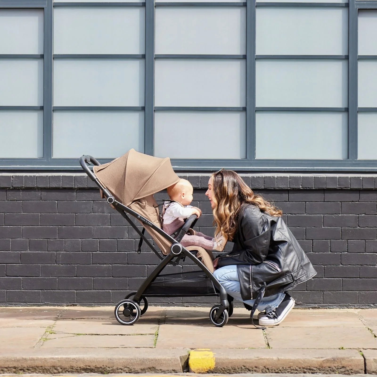 Ickle Bubba Aries Max Autofold Stroller - Black