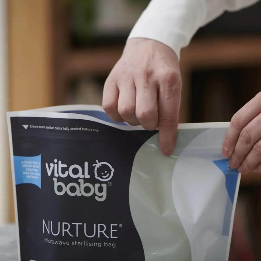 Vital Baby Nurture Microwave Sterilising Bags 5 pcs - Bobobiy