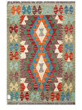 Maimana Afghanistan Kilim Rug - 148 x101 cm - Handmade