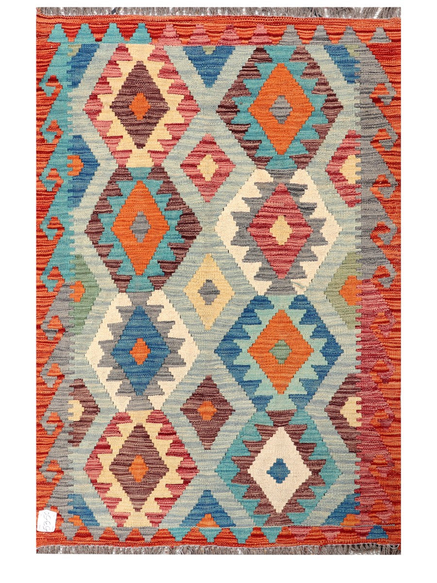 Maimana Afghanistan Kilim Rug - 149 x89 cm - Handmade