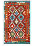Maimana Afghanistan Kilim Rug - 166 x104 cm - Handmade