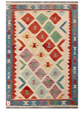 Maimana Afghanistan Kilim Rug - 153 x104 cm - Handmade