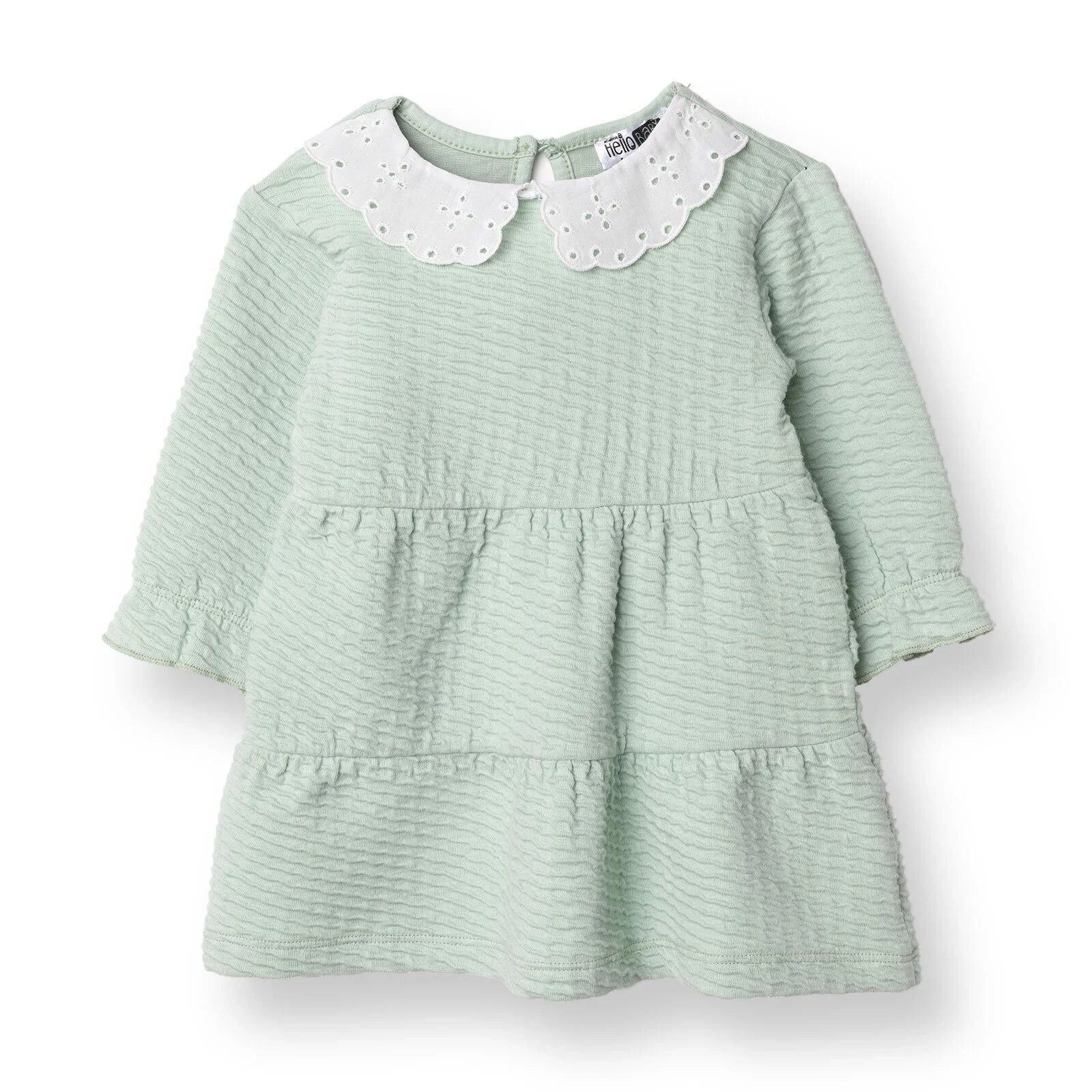 HelloBaby Winter Cherry Dress - Green