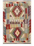 Maimana Afghanistan Kilim Rug - 146 x96 cm - Handmade