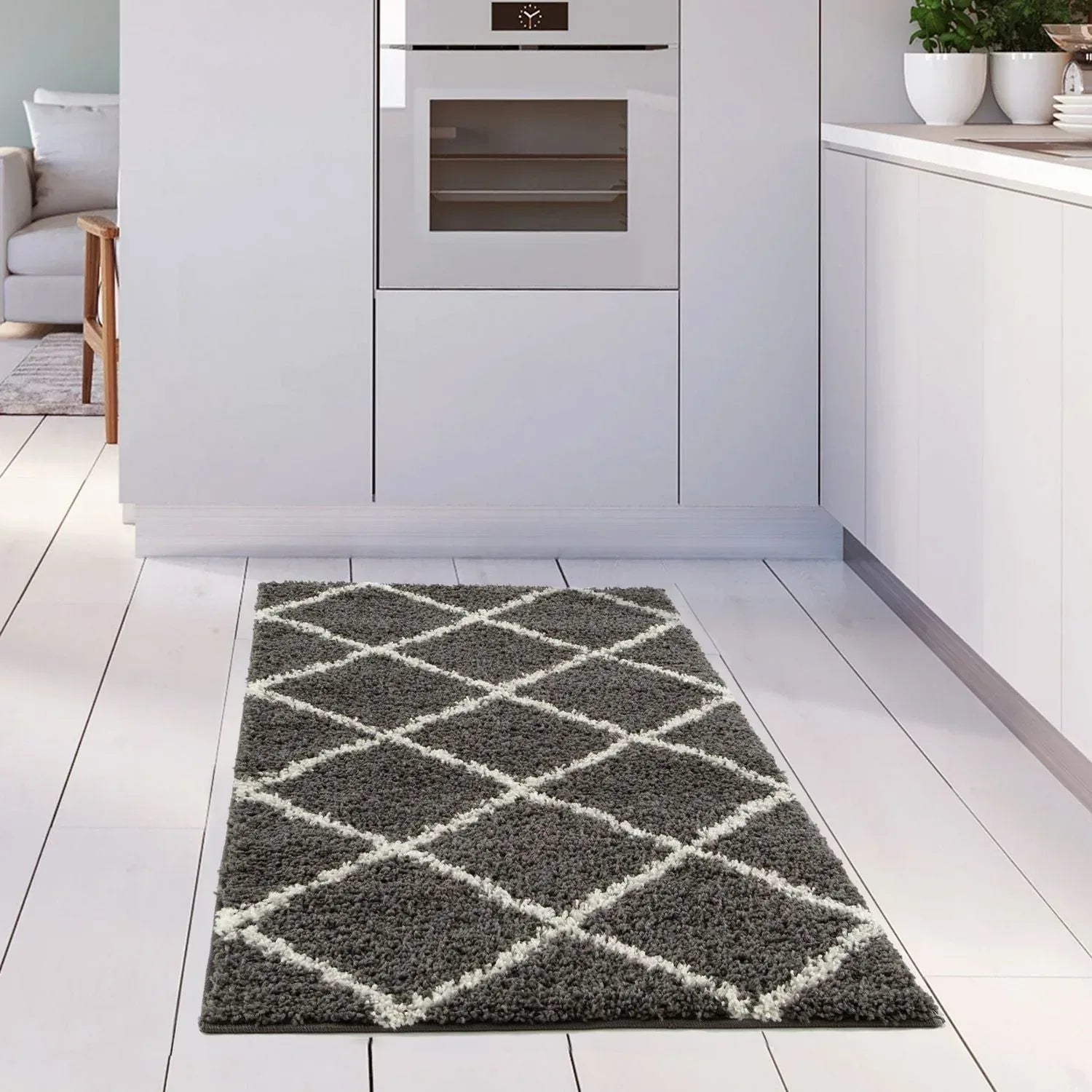 540_Moroccan_Dark_Grey_Shaggy_Rug-18 - Bobobiy