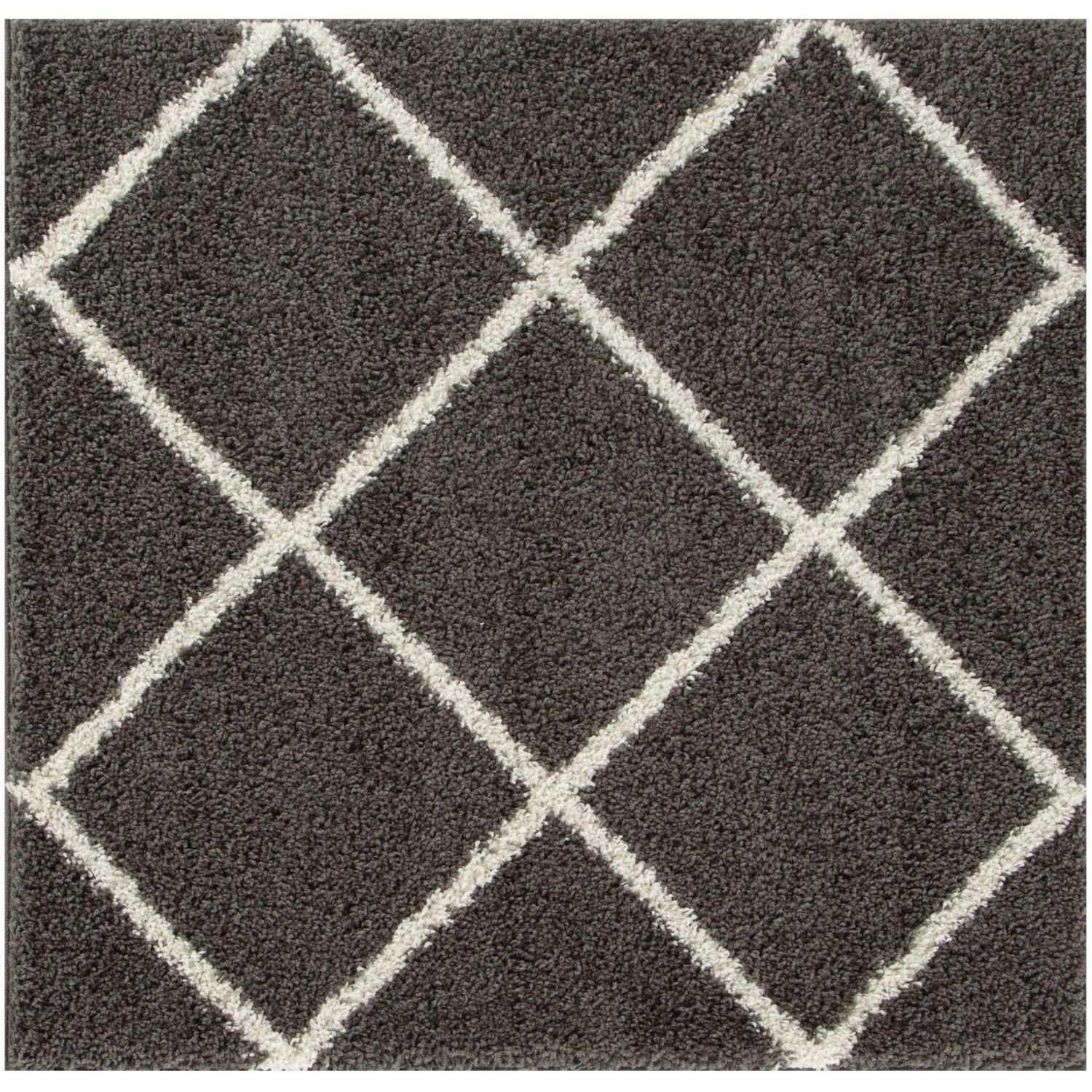 540_Moroccan_Dark_Grey_Shaggy_Rug-2 - Bobobiy