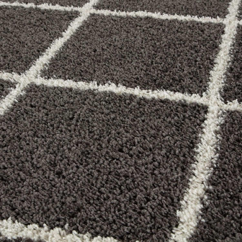 540_Moroccan_Dark_Grey_Shaggy_Rug-5 - Bobobiy