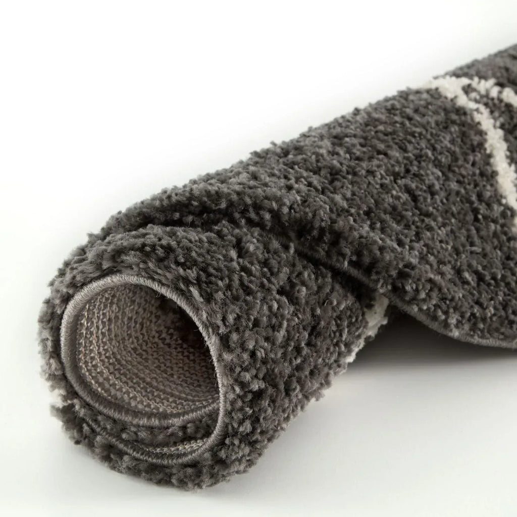 540_Moroccan_Dark_Grey_Shaggy_Rug-9 - Bobobiy