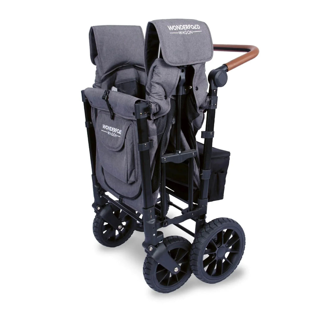 Wonderfold W2 Luxe Double Wagon - Charcoal Grey