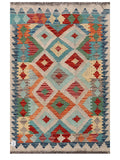 Maimana Afghanistan Kilim Rug - 144 x95 cm - Handmade